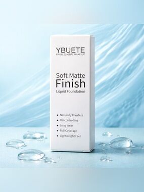 YBUETE Soft Matte Finish Liquid Foundation